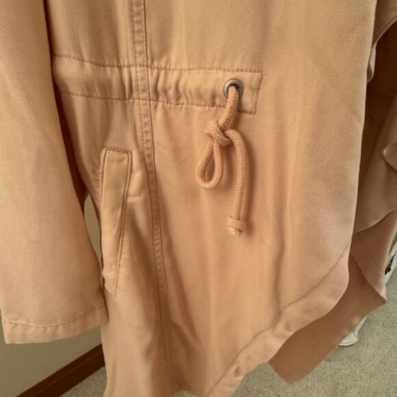 Max Jeans Drawcord Duster Jacket, Baby Pink - Women's Medium - Picture 8 of 13